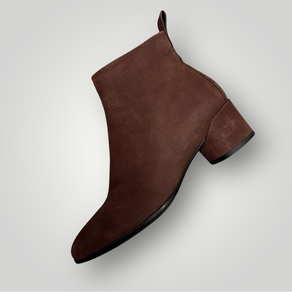 ECCO Shape 35 Mod Block Heel Ankle Boot in Chocolate Sz 37‎